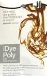 iDye Batikfarbe für Polyester brown